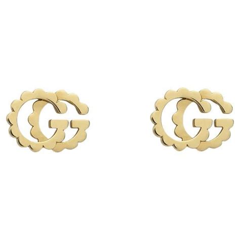 gucci running 18k earrings|gucci orecchini earrings.